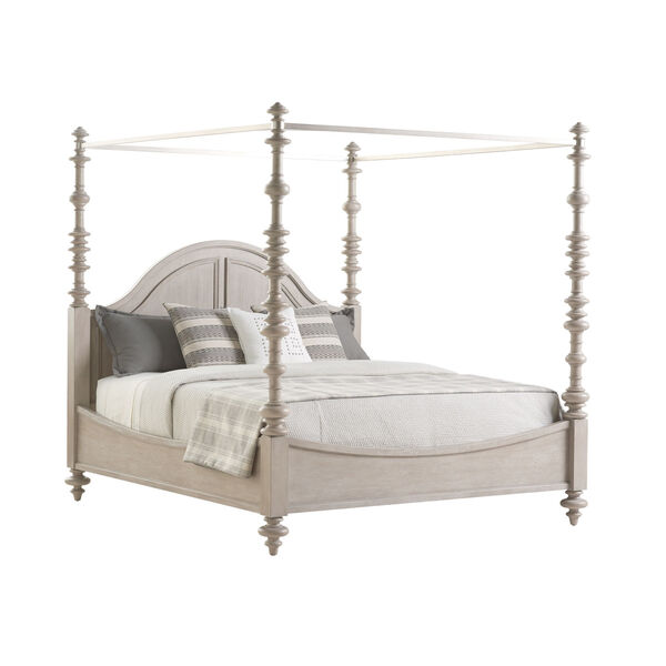 Malibu Warm Taupe Heathercliff Poster Queen Bed, image 1
