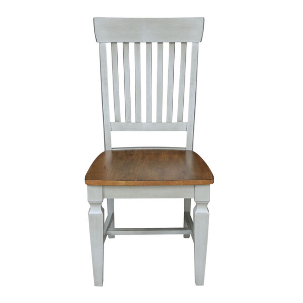 Vista Hickory Stone Slat Back Chair, Set of Two, image 2