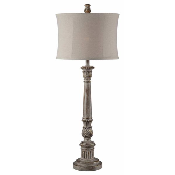 Victoria Gray One-Light Buffet Lamp, image 1