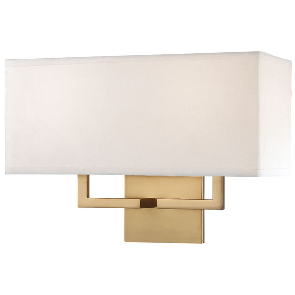 Honey Gold Two-Light Wall Sconce, image 1