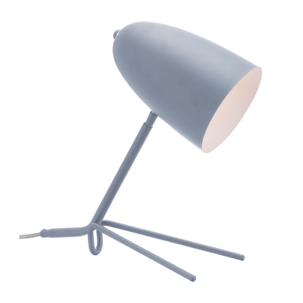 Jamison Matte Gray One-Light Desk Lamp, image 1