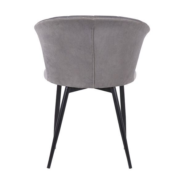 Lulu Gray with Black Powder Coat Dining Chair, image 5