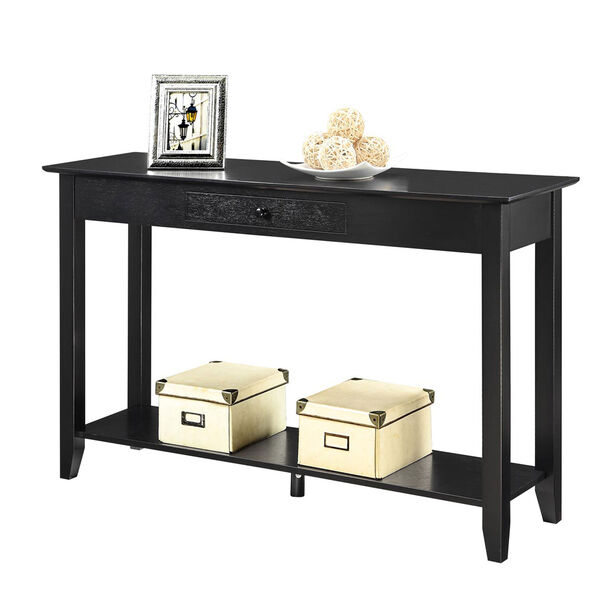American Heritage Black Console Table, image 2