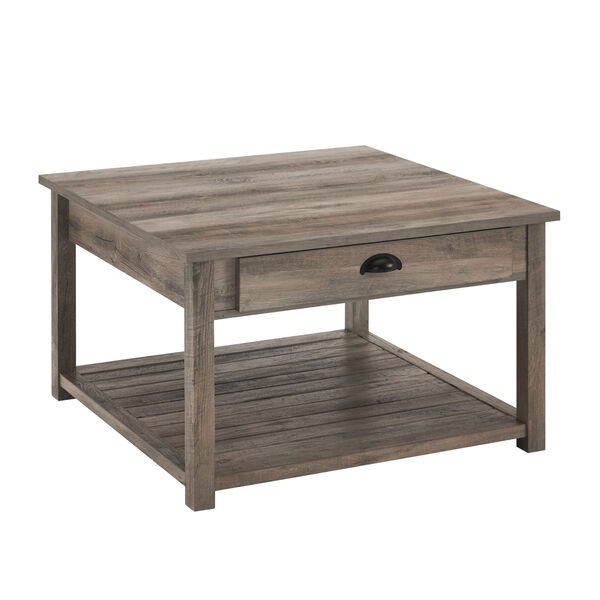 Gray Square Coffee Table, image 1