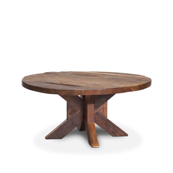 Heidi Reclaimed Brown Wooden Coffee Table, image 1