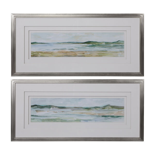 Panoramic Seascape Print, Set of Two, image 2
