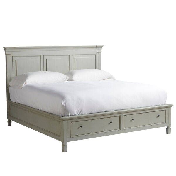 Summer Hill French Gray Panel Storage Bed, image 2