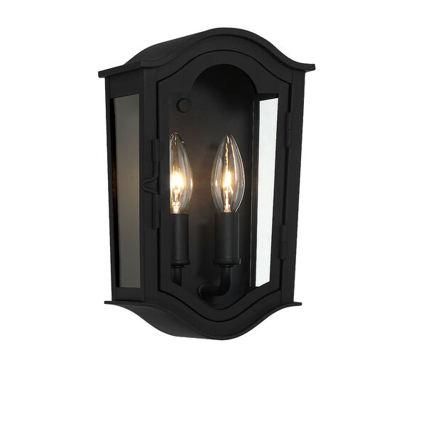 Houghton Hall Sand Coal Two-Light Outdoor Wall Mount, image 1