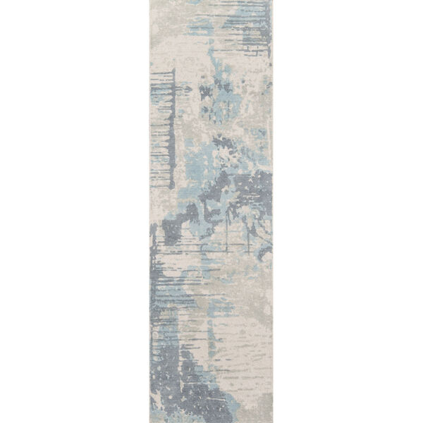 Illusions Abstract Blue Rectangular: 2 Ft. x 3 Ft. Rug, image 6