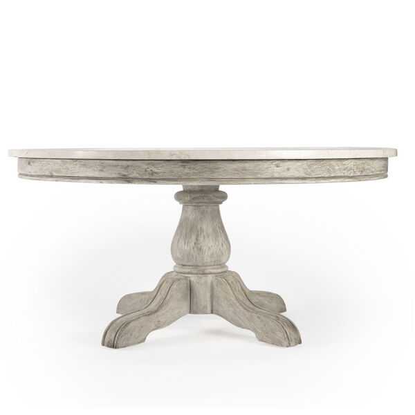 Danielle Rustic Gray Marble Coffee Table, image 3