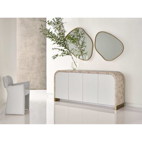 Tranquility Mantra Natural and Gold Sideboard, image 2
