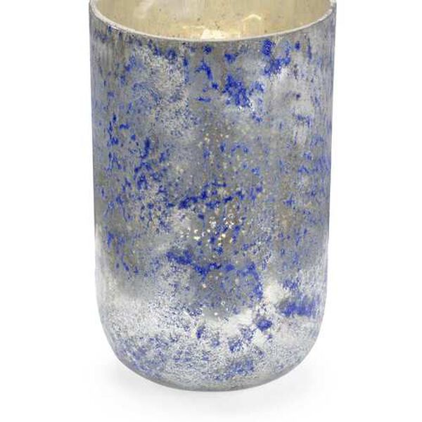 Galaxias Silver and Royal Blue Large Galaxias Candleholder, image 2