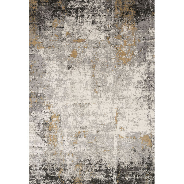 Alchemy Granite and Gold 7 Ft. 11 In. x 10 Ft. 6 In. Rectangular Rug, image 1