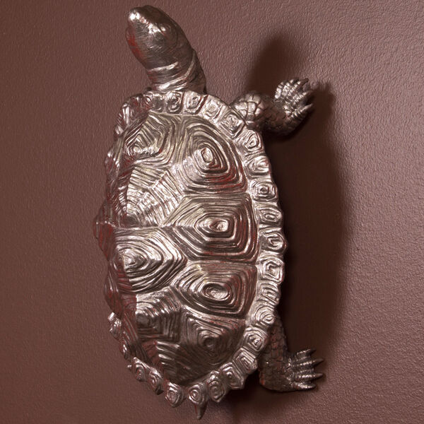 Turtle Pewter Textured Figurine, image 2