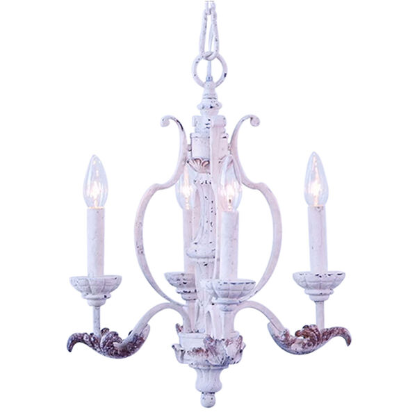 Florence Persian White Four-Light Chandelier, image 2