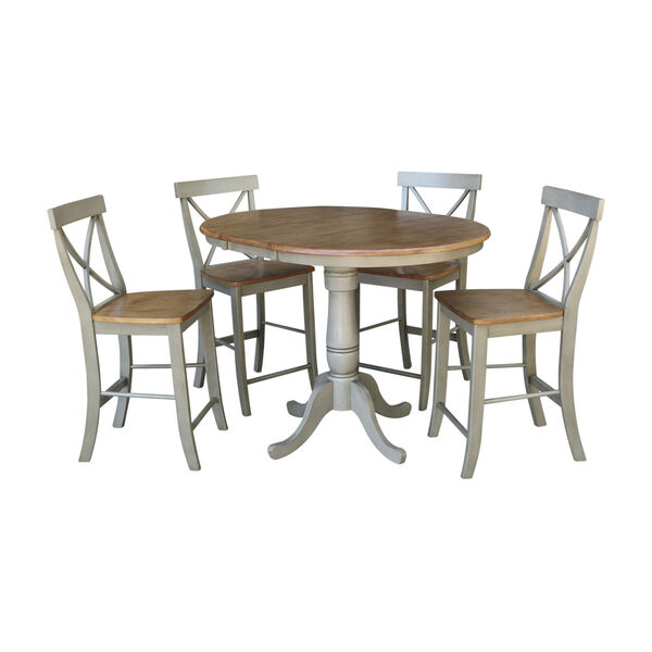 36 Inch Round Extension Dining Table, 36 Inch Table Chair Height