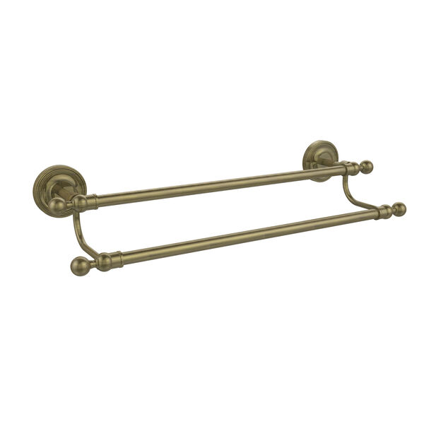 Regal Collection 24 Inch Double Towel Bar, Antique Brass, image 1