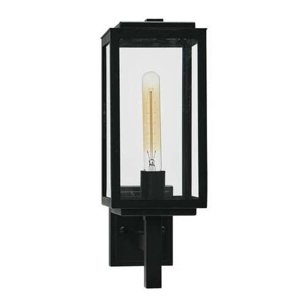 Textured Black One-Light Outdoor Wall Mount, image 5