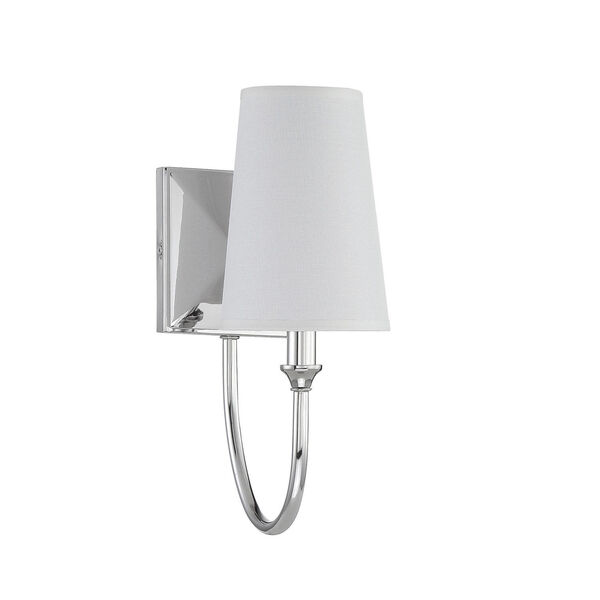 Cameron 
Polished Nickel One-Light Wall Sconce, image 2