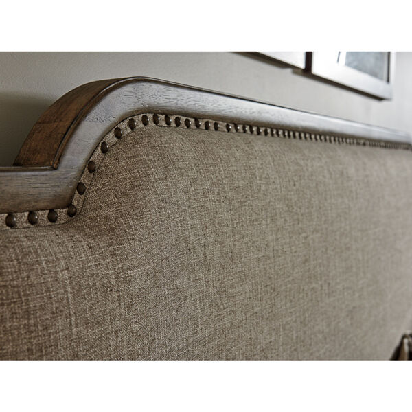 Cypress Point Gray Stone Harbour Upholstered California King Headboard, image 2