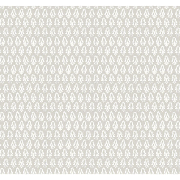 Small Prints Resource Library Taupe Two-Inch Mehndi Wallpaper, image 1