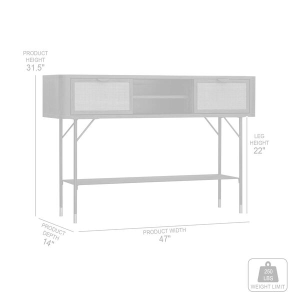 Saratoga Black Console Table, image 6