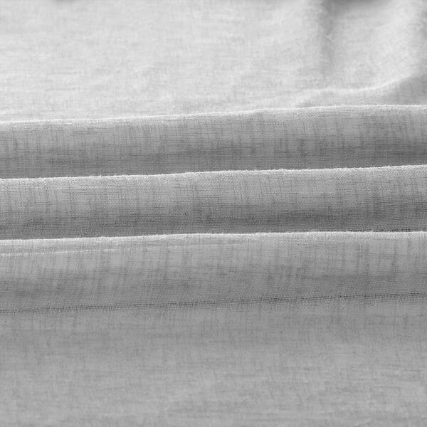 Nickel Faux Linen Sheer Single Panel Curtain 50 x 84, image 6