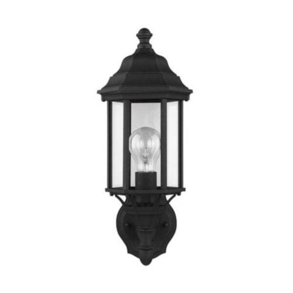 Russell Black 6.5-Inch One-Light Outdoor Wall Lantern, image 2