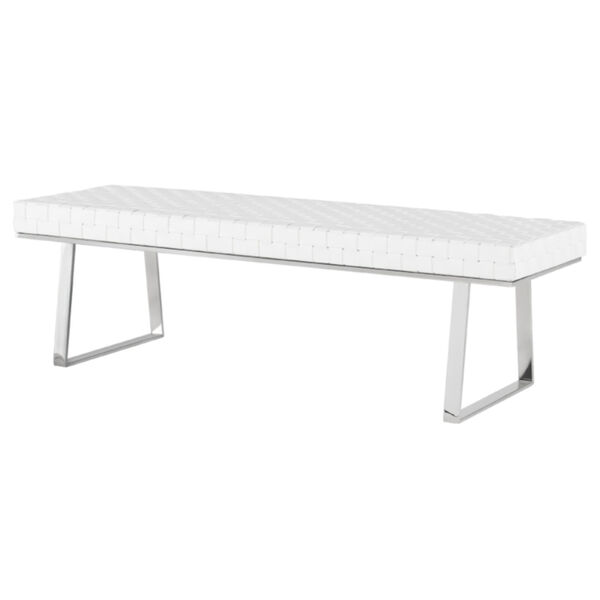 Karlee White and Silver Bench, image 1