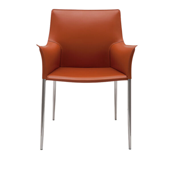 Colter Ochre and Silver Dining Chair, image 2