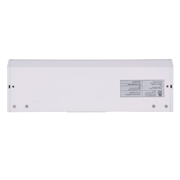 White 12-Inch LED Under Cabinet Light Bar, image 3