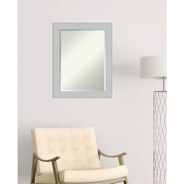 Shiplap White 22-Inch Wall Mirror, image 5