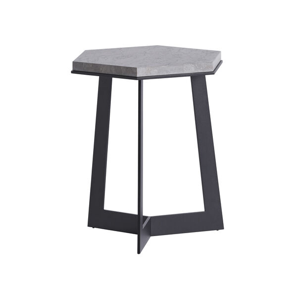 South Beach Dark Graphite and Stone Spot Table, image 1