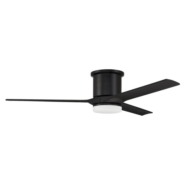 Burke Flat Black 60-Inch LED Ceiling Fan, image 1