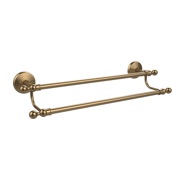 Monte Carlo Collection 36 Inch Double Towel Bar, Brushed Bronze, image 1