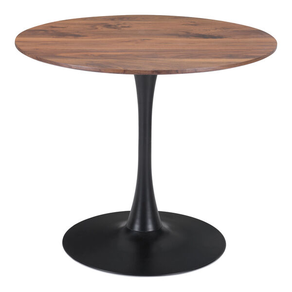 Opus Brown and Black Dining Table, image 3