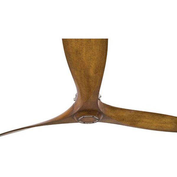 Aviation 60-Inch Ceiling Fan with Three Blades in Distressed Koa Finish, image 6