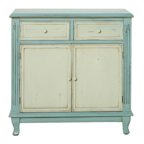 Blue Wood Cabinet, image 1
