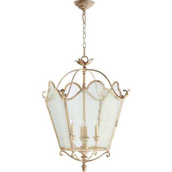 Salento Persian White 18.5-Inch Four Light Entry with Glass, image 1
