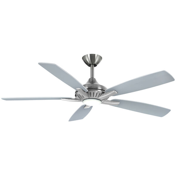 Dyno Brushed Nickel And Silver 52-Inch Led Ceiling Fan, image 1