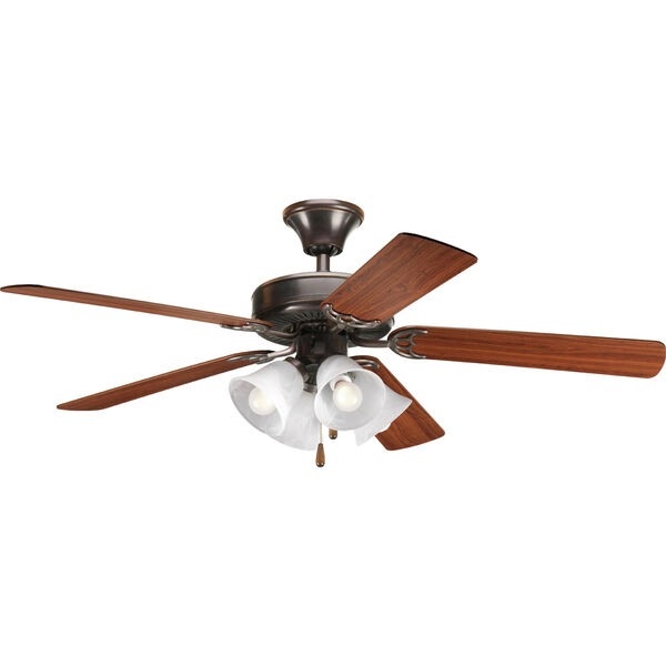 AirPro Antique Bronze 13.5-Inch Ceiling Fans with 5 52-Inch Blades, image 4