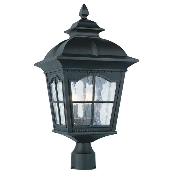 Chesapeake 25 Inch Four-Light Post Top Lantern -Black, image 1
