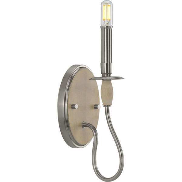 Durrell Brushed Nickel Five-Inch One-Light ADA Wall Sconce, image 1