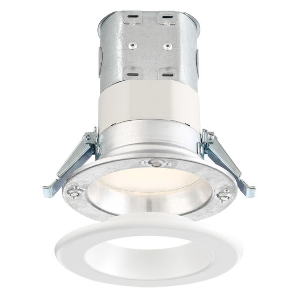 White Four-Inch 10W 4000K 700 Lumen LED Recessed Light, image 1