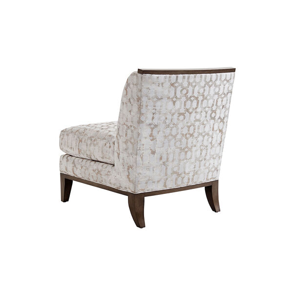 Ariana White and Beige Branford Chair, image 2