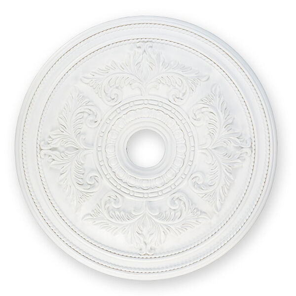 Large White Ceiling Medallion, image 1