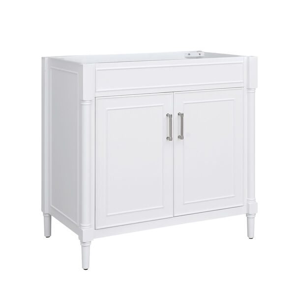 Bristol White 36-Inch Vanity Cabinet, image 2
