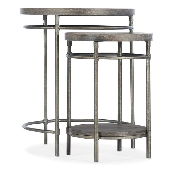 Golden Brown Nesting Table, image 1