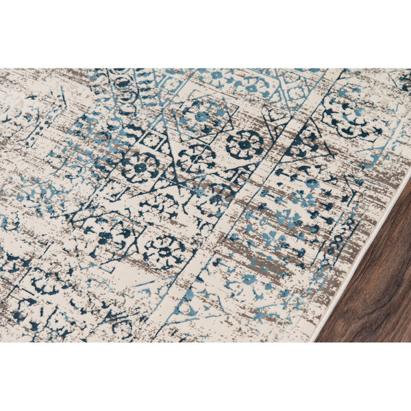 Juliet Blue Distressed Rectangular: 7 Ft. 6 In. x 9 Ft. 6 In. Rug, image 4