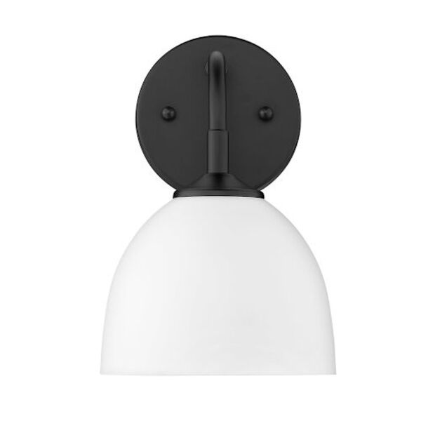 Essex Matte Black and Matte White One-Light Wall Sconce, image 2